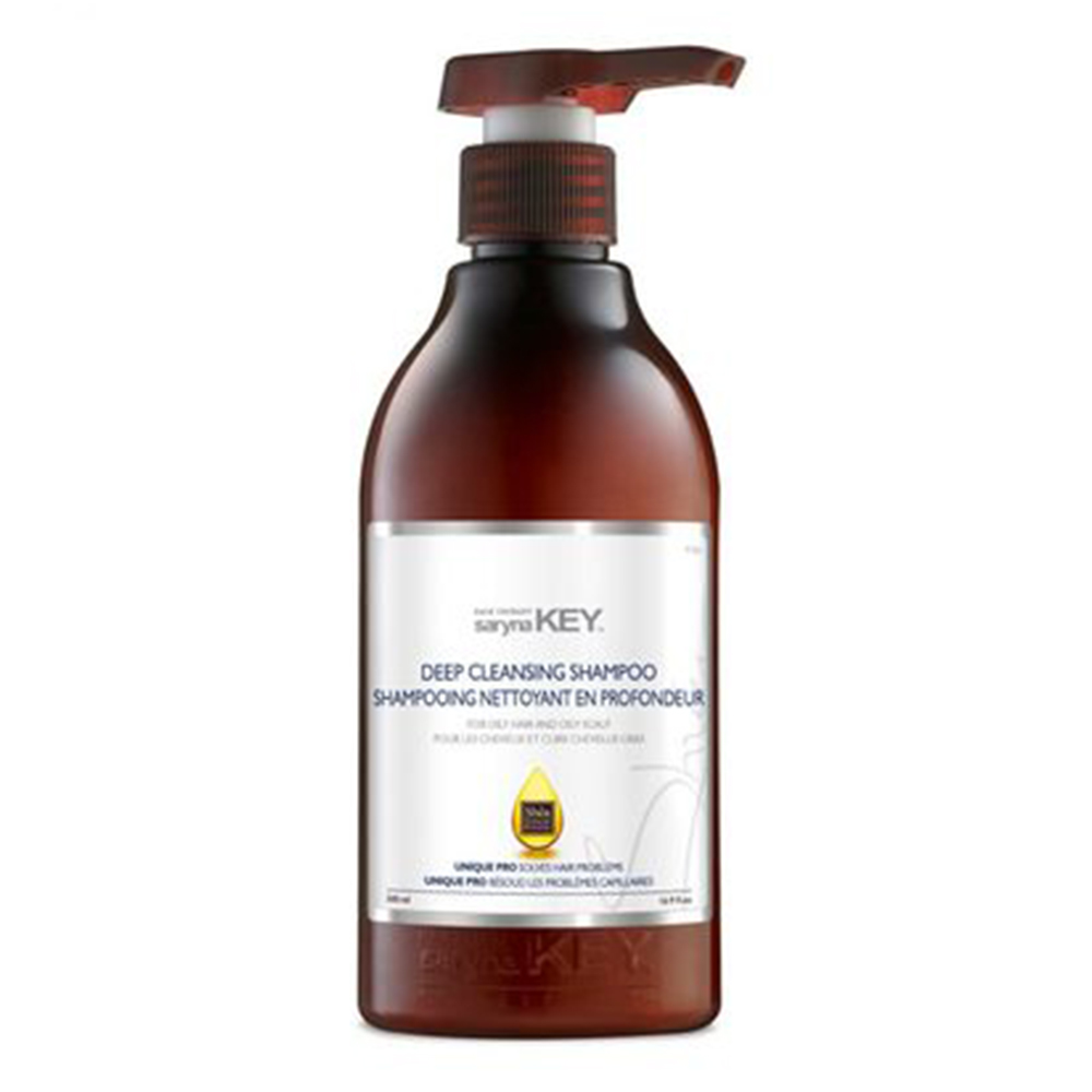 Saryna Key Shampooing nettoyant en profondeur cheveux et cuirs chevelus gras 500 ml