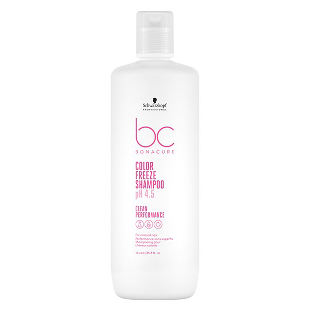 Schwarzkopf Professional PH 4.5 Color Freeze Shampooing Color Freeze BC Bonacure Cheveux colorés 1000 ml