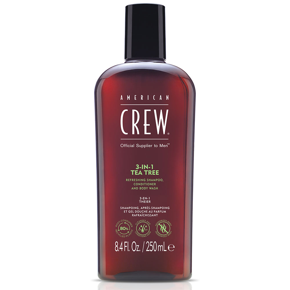 American Crew Shampooing 3 en 1 Arbre à Thé 250ml