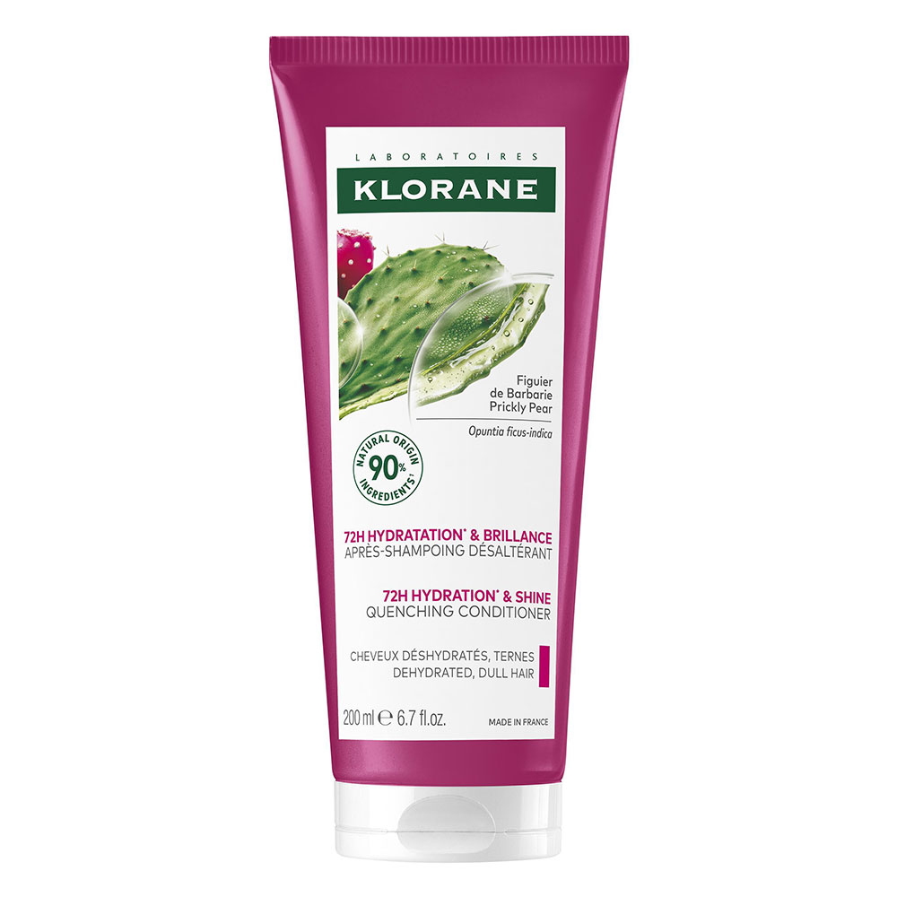 Klorane Figuier de Barbarie Après-shampooing Désaltérant 72h Hydratation & Brillance 200ml