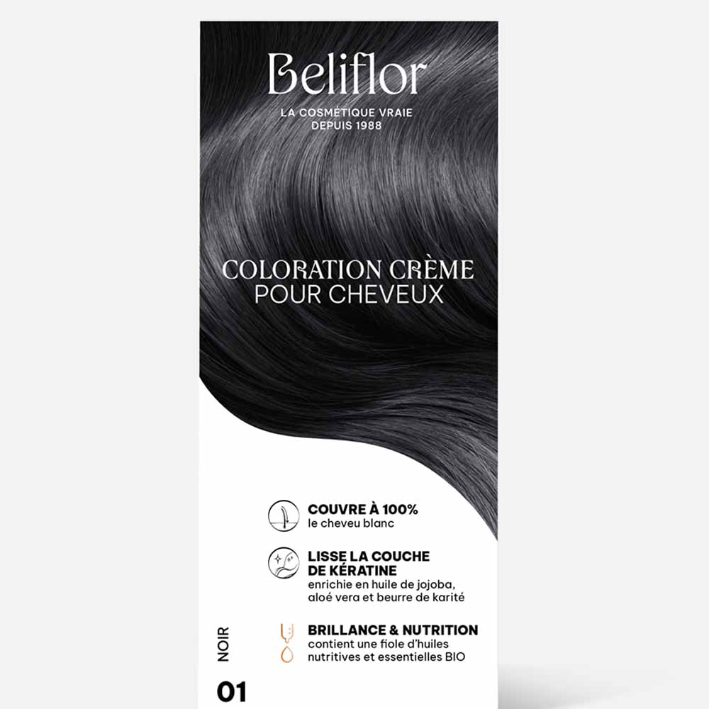 Beliflor Coloration Creme Pour Cheveux Formule Anti-age