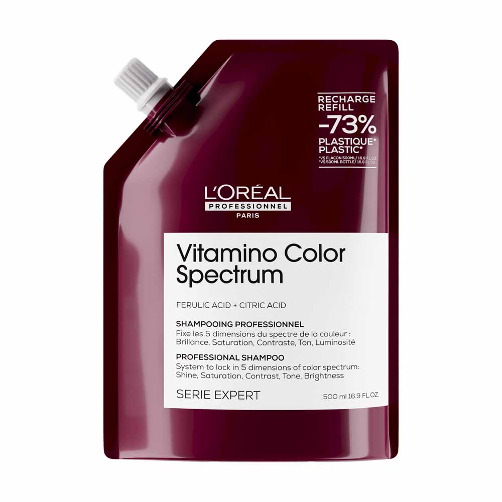 L'Oréal Professionnel Vitamino Color Spectrum Shampooing Eco-Recharge protecteur pour cheveux colorés 500ml