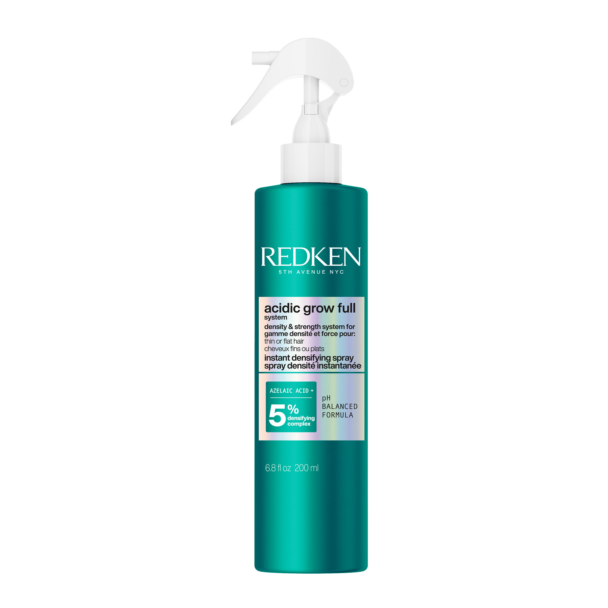 Redken Acidic Grow Full System Spray Densité et Volume Instantané Cheveux Fins 190ml