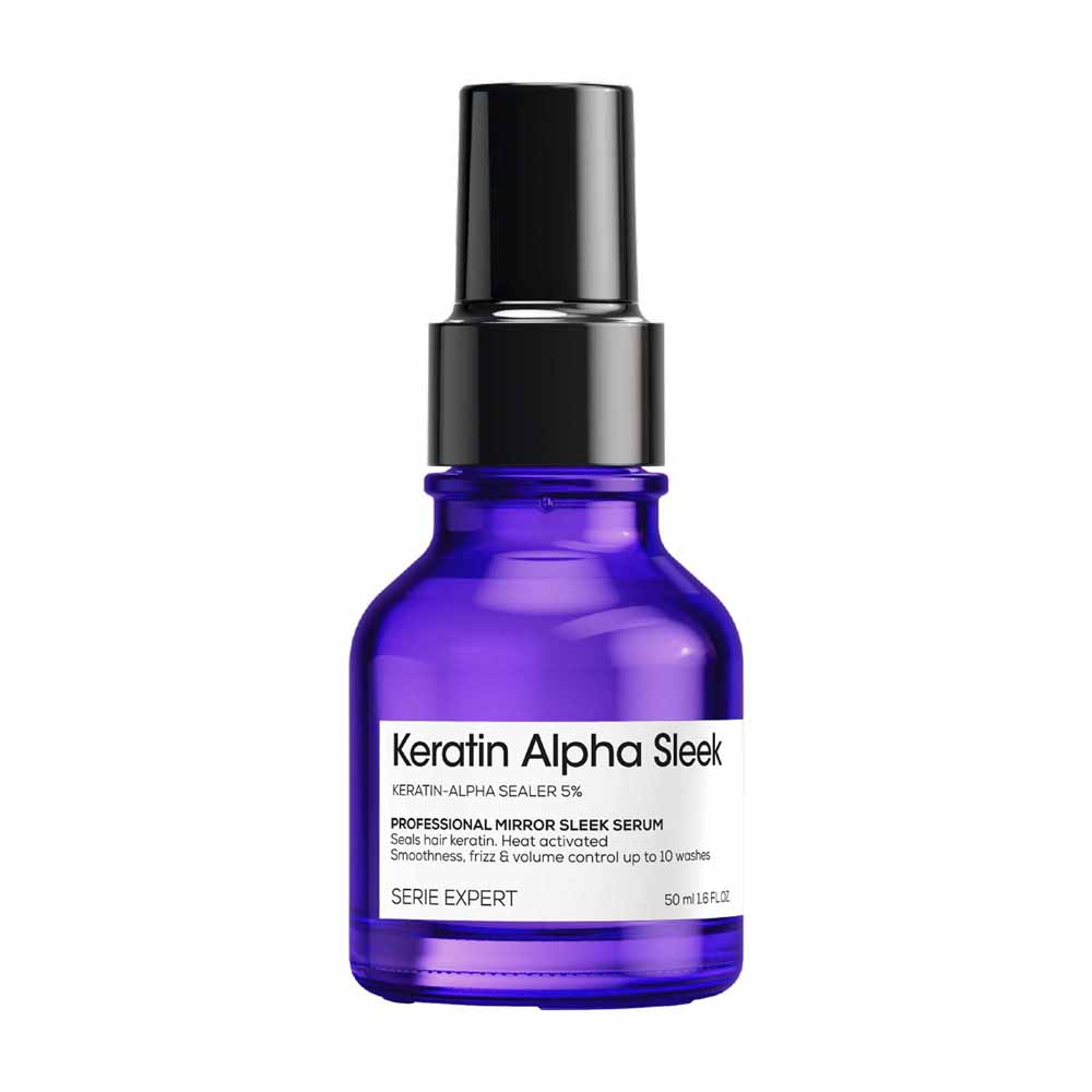 L'Oréal Professionnel Serie Expert Keratin Alpha Sleek Sérum à la Kératine Cheveux Sujets aux Frisottis et Indisciplinés 50ml