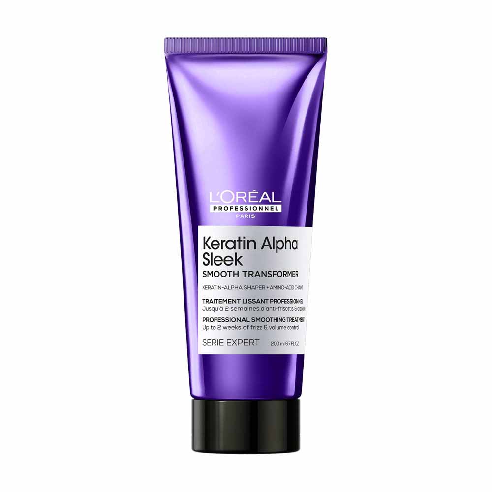L'Oréal Professionnel Serie Expert Keratin Alpha Sleek Soin à la Kératine Cheveux Sujets aux Frisottis et Indisciplinés 200ml