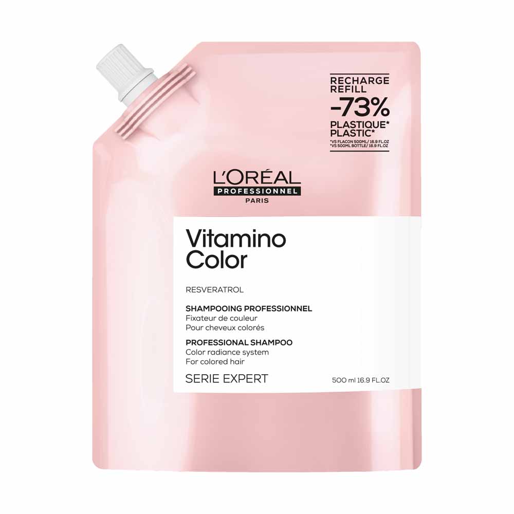 L'Oréal Professionnel Vitamino Color Eco Recharge Shampooing Fixateur De Couleur Resveratrol 500ml