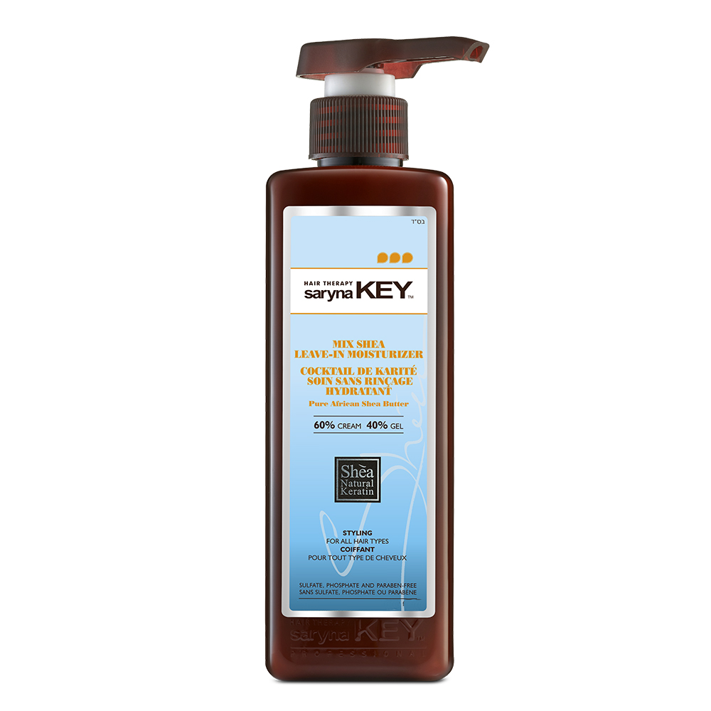 Saryna Key Pur Cocktail De Karite Soin Sans Rincage Hydratant 60% / 40% Styling Beurre De Karite D'afrique 300ml