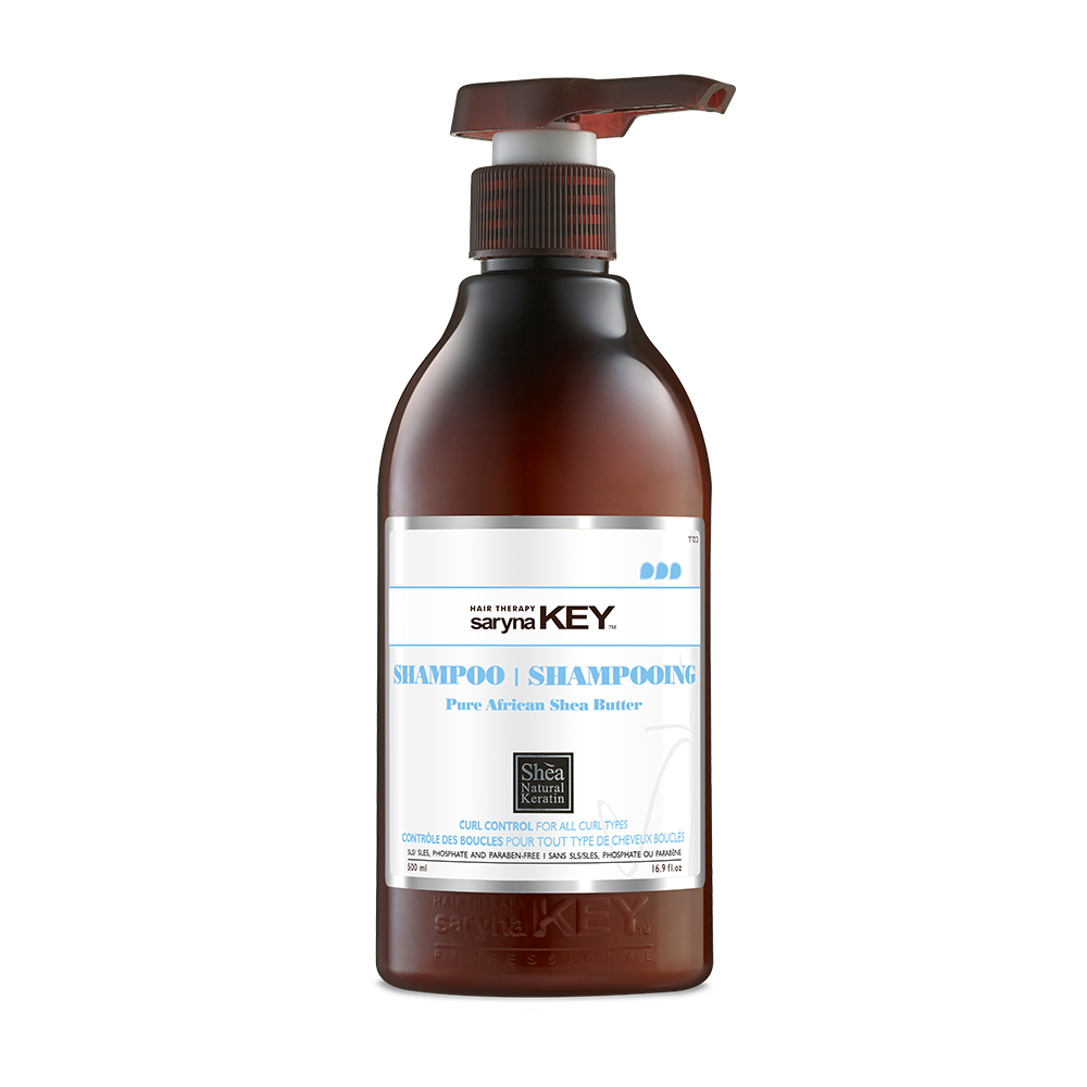 Saryna Key Pur Shampooing Controle Des Boucles Curl Control Beurre De Karite D'afrique 500ml