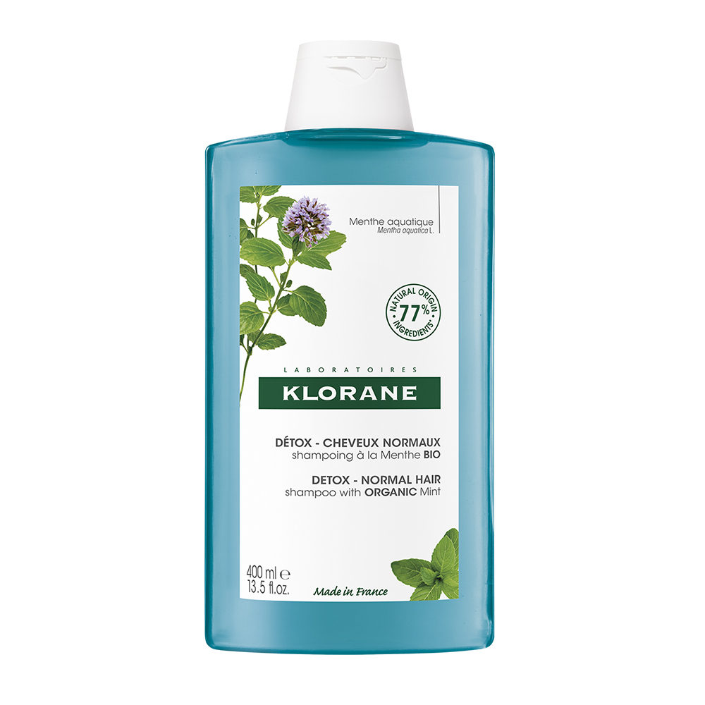 Klorane Menthe Aquatique Shampooing Detox Bio 400ml